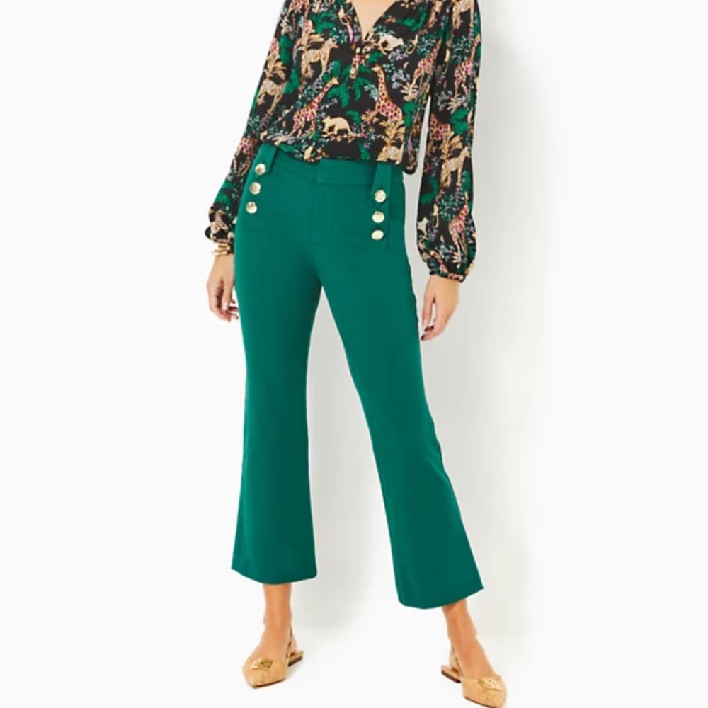 NWT green Parrish pants sz 8
